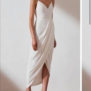 Shona Joy Core Cocktail Dress in Ivory